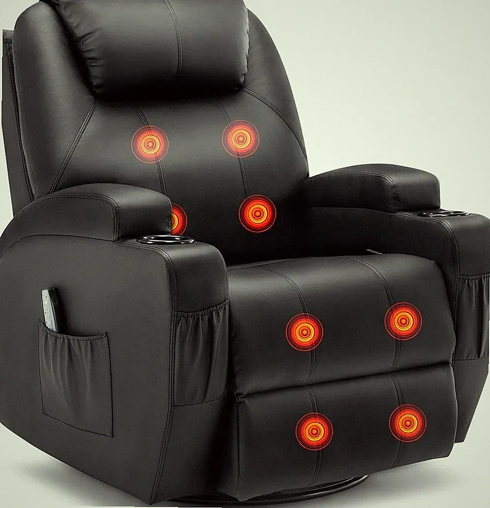 Recliner Chair, Rocking Chair with Massage and Heat