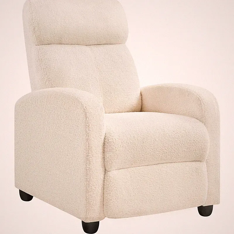 Yaheetech Fabric Recliner Chair Single Sofa Home Theater Seatting Adjustable